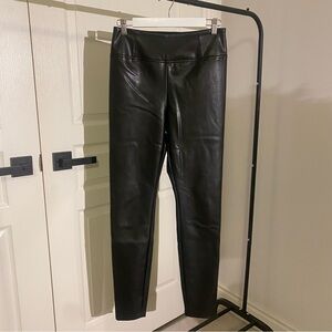 RW&CO. Black Faux Leather Leggings